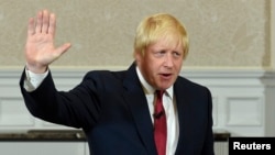 보리스 존슨 전 런던시장이 30일 기자회견을 열고 보수당 대표경선 불출마를 선언했다. 