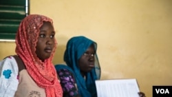 14-year-old Anta Ndam Diof says the classes have boosted her confidence. (Photo: Chika Oduah for VOA)
