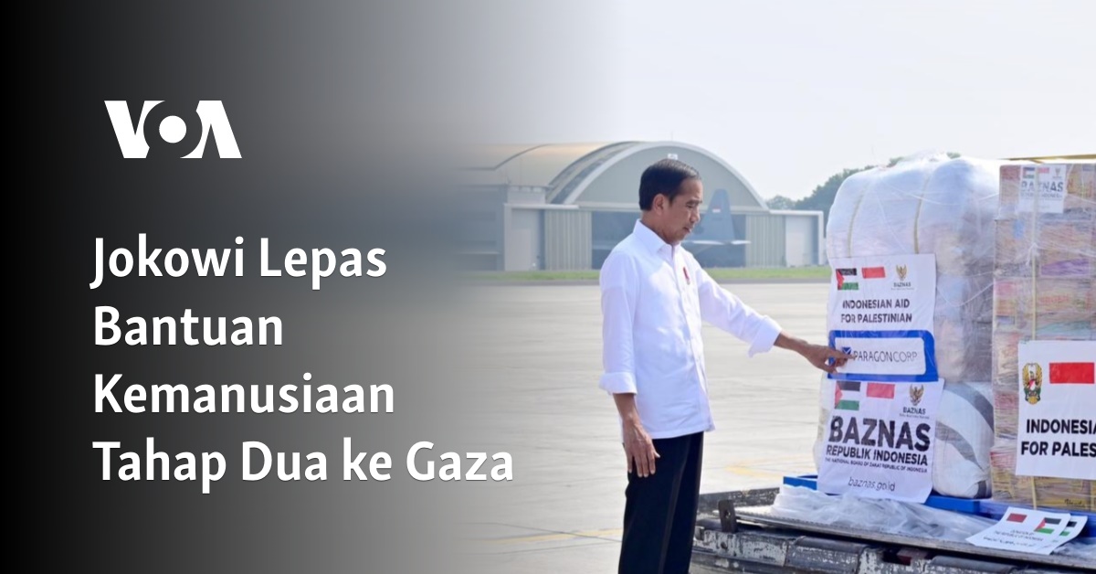 Jokowi Lepas Bantuan Kemanusiaan Tahap Dua Ke Gaza