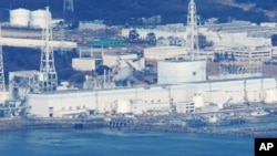 An aerial view of Fukushima Daiichi nuclear power plant in Fukushima, Japan, March 17, 2011