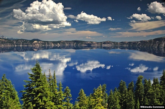 Reflections in Crater Lake