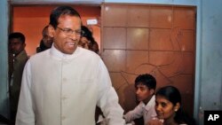 Ông Maithripala Sirisena đã được công bố là người thắng cử với 51,3% số phiếu trong cuộc bầu cử tổng thống.