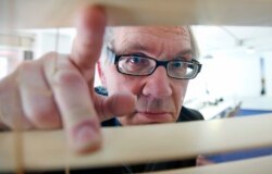 Lars Vilks di Stockholm, 10 Maret 2010.(REUTERS)