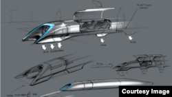 Los bocetos del Hyperloop fueron revelados por Elon Musk.