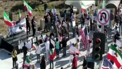 تجمع ایرانیان در لس آنجلس برای حمایت از کمپین «رای بی رای» و «نه به جمهوری اسلامی»