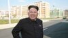 North Korean leader Kim Jong Un tours the newly built Wisong Scientists Residential District in this undated photo released by North Korea's Korean Central News Agency, in Pyongyang, Oct. 14, 2014.