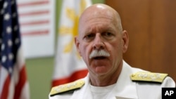Đô đốc Scott Swift, Tư lệnh Hạm đội Thái Bình Dương, khẳng định 'hơn bao giờ hết, Hoa Kỳ kiên quyết duy trì cam kết sẽ bảo vệ quyền tự do hàng hải'