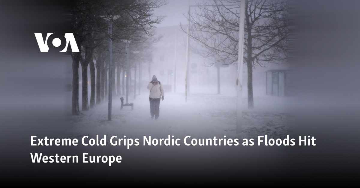 Extreme Cold Leaves Thousands Without Power in Nordic Countries