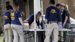 Agents du FBI enquêtant sur la tuerie à San Bernardino, Californie, 3 décembre 2015.