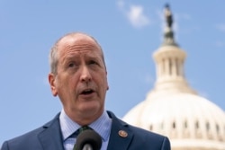 Rep. Dan Bishop, R-N.C., speaks about his opposition to critical race theory during a news conference on Capitol Hill in Washington. (AP Photo/Jacquelyn Martin, File)