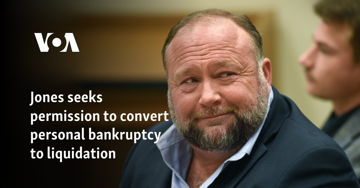 Jones seeks permission to convert personal bankruptcy to liquidation - Vimarsana News