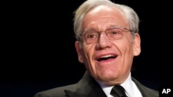 Bob Woodward saat menghadiri Jamuan Makan Malam Koresponden Gedung Putih di Washington, 29 April 2017.