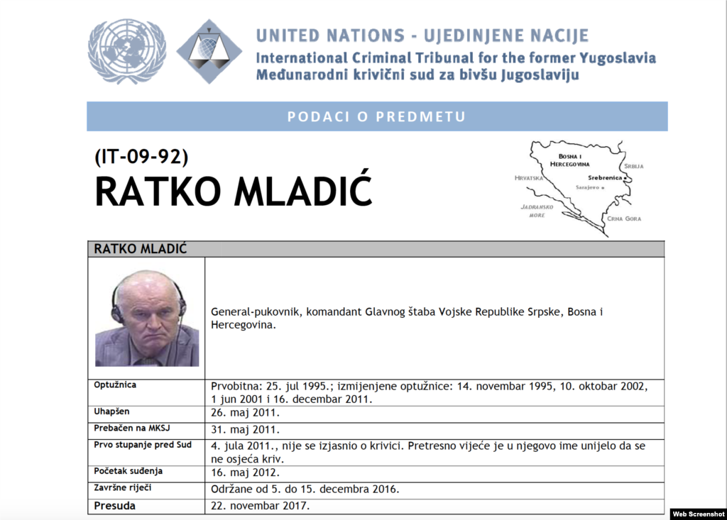 Ratko Mladić - 16 godina skrivanja i šest suđenja