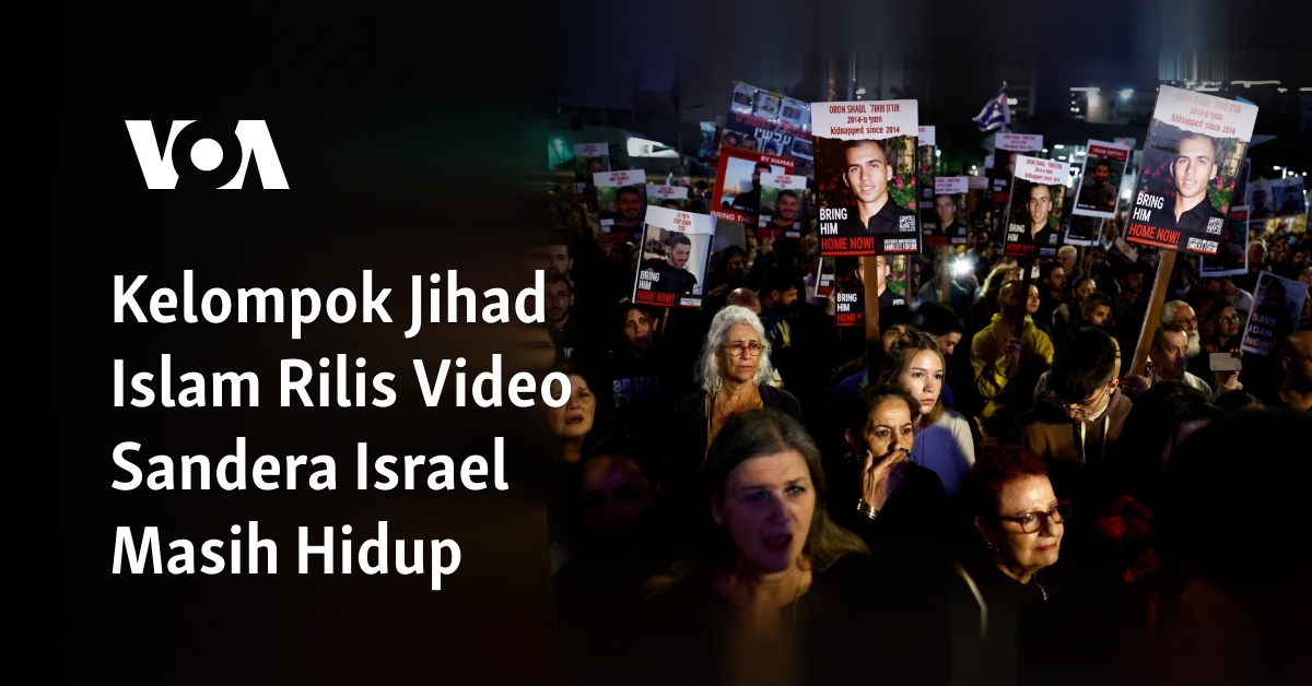 Kelompok Jihad Islam Rilis Video Sandera Israel Masih Hidup