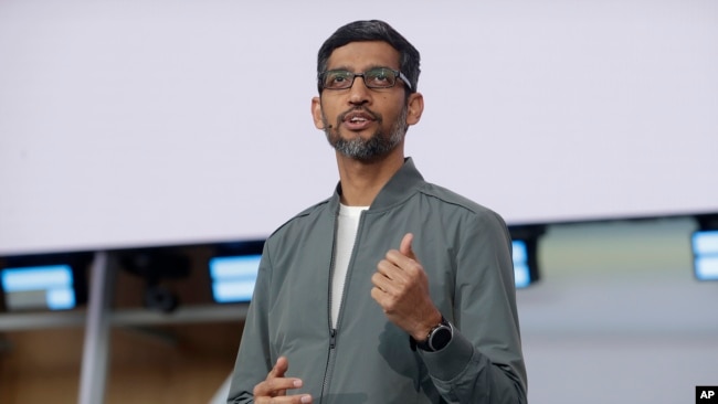 Sundar Pichai, CEO Alphabet Inc.