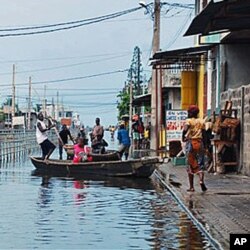 Le Bénin a connu de graves inondations en 2010