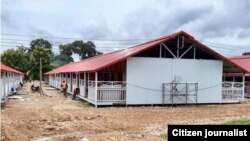 ທີ່ພັກຊົ່ວຄາວຂອງຜູ້ປະສົບໄພນໍ້າຖ້ວມໃນແຂວງອັດຕະປື.