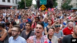 Members of the LGBT community and their supporters gather to celebrate two decisions by US Supreme Court during rally in New York's Greenwich Village June 26, 2013