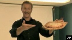 Morgan Spurlock in his latest documentary, 'Pom Wonderful: The Greatest Story Ever Sold,' which focuses on product advertisement in film and television.