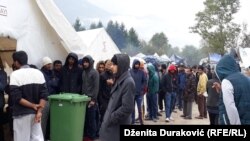 Bosnia and Herzegovina - Migrants at the Vucjak Reception Camp near Bihac. 10. October 2019.