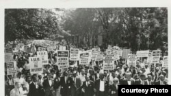 تظاهرات واشنگتن در مطالبه شغل و آزادی با حضور مارتین لوترکینگ، 1963