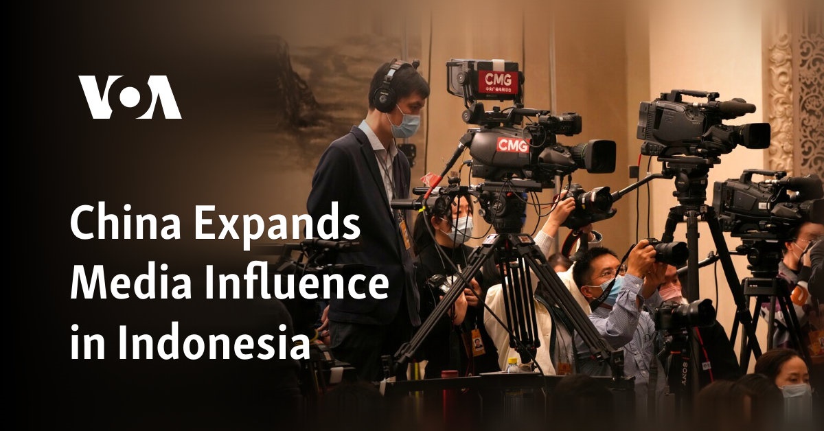 China Expands Media Influence In Indonesia