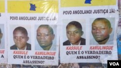 Angola Isaías cassule Alves Kamulingue poster de protesto