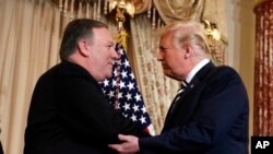 Mike Pompeo e Donald Trump