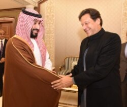 وزیر اعظم عمران خان اور سعودی ولی عہد محمد بن سلمان، فائل فوٹو