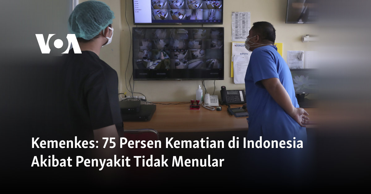 75 Persen Kematian di Indonesia Akibat Penyakit Tidak Menular