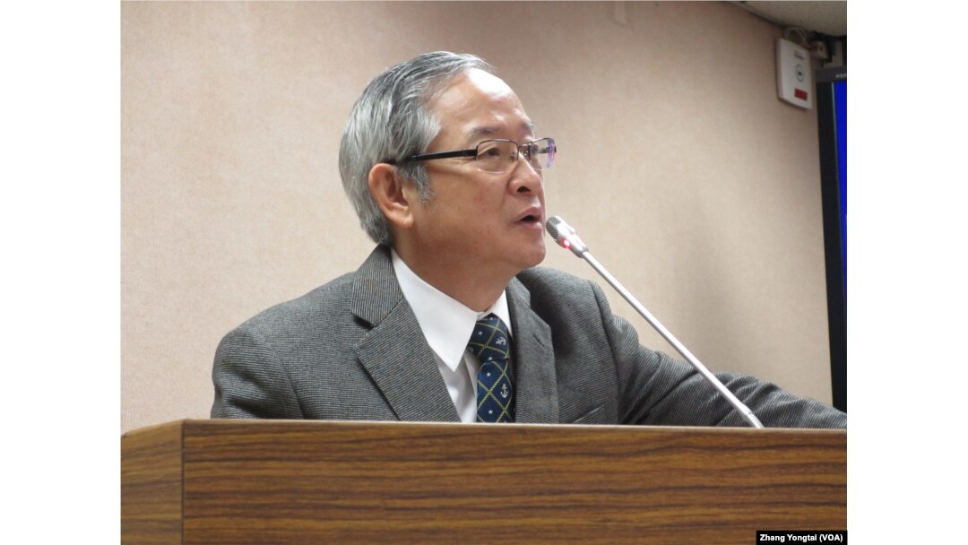 台湾执政党国民党立委林郁方 (美国之音张永泰拍摄)