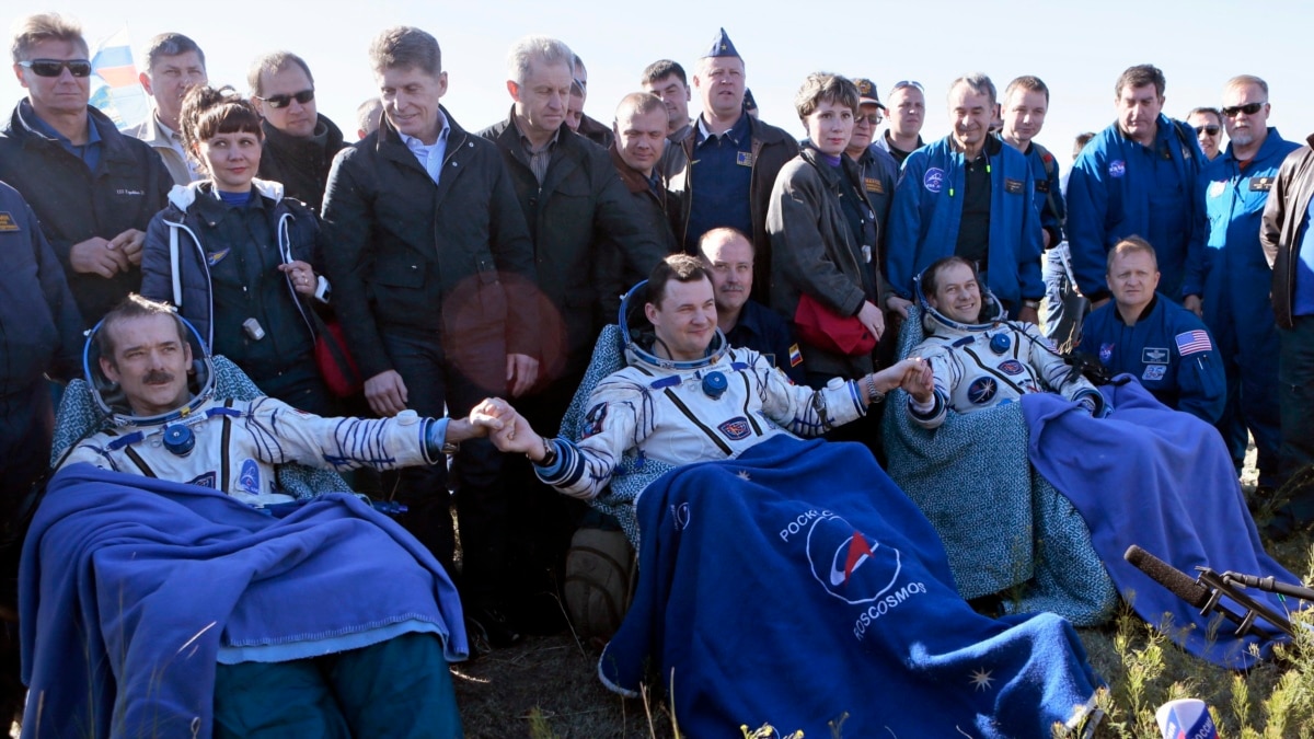 Three-Man International Space Station Crew Returns Home