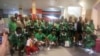 Hafia Football Club de Conakry à Cotonou, Bénin, le 8 février 2018. (VOA/Elisée Hounkpatin)