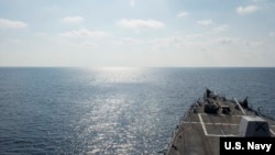 The guided-missile destroyer USS William P. Lawrence (DDG 110) conducts a routine patrol in international waters in the 7th Fleet Area of Operations in support of security and stability in the Indo-Asia-Pacific, May 2, 2016.