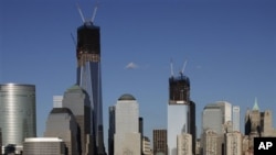 Gedung World Trade Center (WTC) di Manhattan, New York (foto: dok). 
