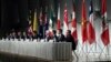 FILE - Officials representing countries of the Pacific Rim trade bloc attend a joint press conference after a session of the Comprehensive and Progressive Agreement for Trans-Pacific Partnership (CPTPP) in Tokyo, Japan, Jan. 19, 2019. 
