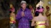 U.S. Secretary of State John Kerry gestures as he arrives for the Asia-Pacific Economic Cooperation [APEC] Summit official dinner in Nusa Dua on the Indonesian resort island of Bali, Oct. 7, 2013.