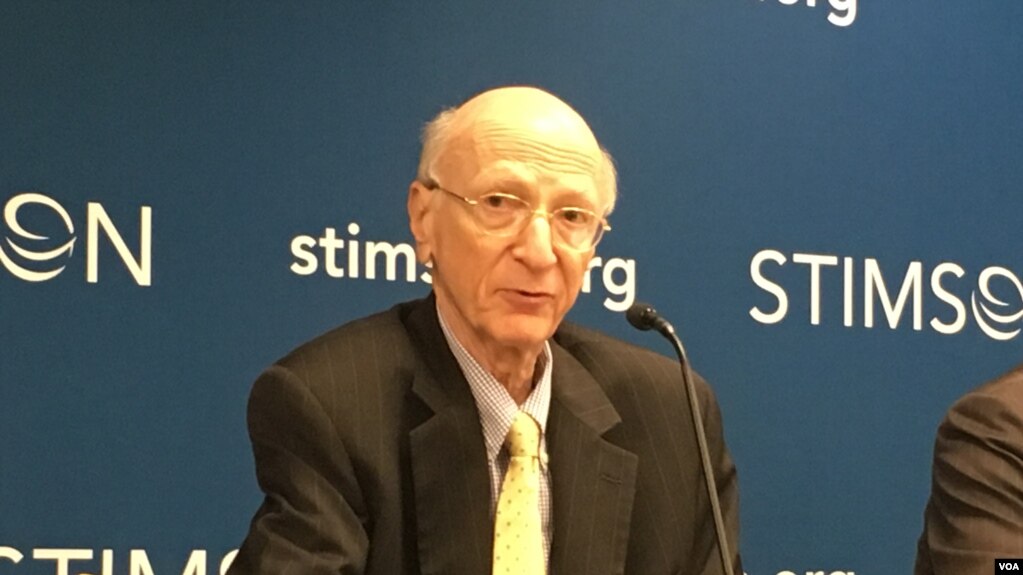 史汀生中心东亚项目主任容安澜(美国之音钟辰芳拍摄)