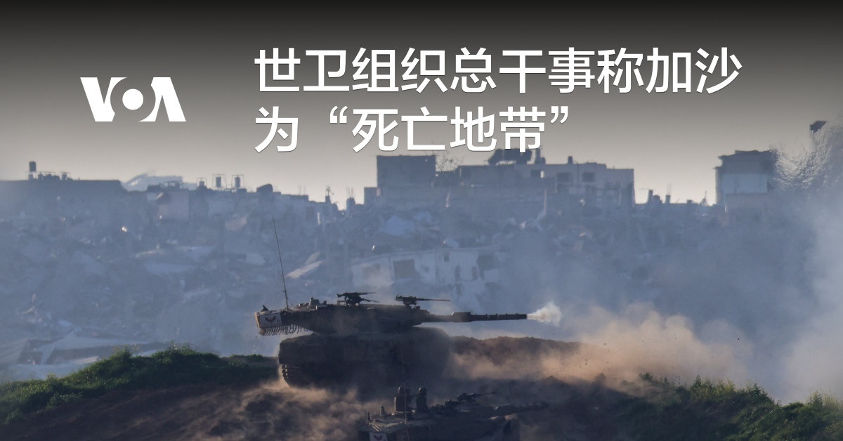 世卫组织总干事称加沙为“死亡地带”