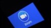 Ilustrasi logo aplikasi Zoom App di ponsel. 30 Maret 2020 di Arlington, Virginia. Aplikasi tersebut menjadi sangat populer bagi jutaan orang yang bekerja dan belajar dari rumah selama wabah virus corona. (Foto: AFP/Olivier Douliery)