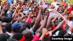 Young protesters in Uganda demand an end to public corruption