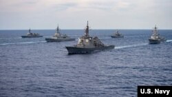 미국, 일본, 독일, 호주, 캐나다 5개국이 30일까지 열흘간 필리핀 근해에서 합동 해상훈련을 실시했다.