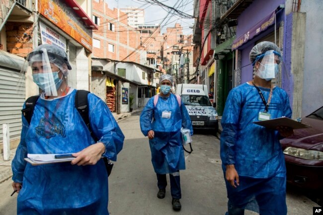 Thế giới vẫn cần giãn cách xã hội và đeo khẩu trang cho đến khi co đủ vắc xin; ảnh chụp tại Sao Paulo, Brazil, 11/9/2020