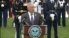 제임스 매티스 미국 국방장관이 21일 국방부에서 열린 전쟁포로·실종자 기념 행사에서 연설했다.