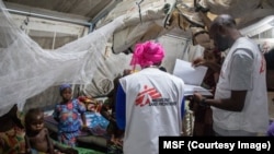 Le docteur Dorian Job, responsable du programme de MSF, dans un centre de soin au Niger, 30 septembre 2018.