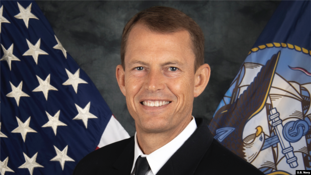 美军印太司令部情报处处长、海军少将史达曼(Michael Studeman)（美国海军资料照）(photo:VOA)