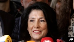 Избранный президент Грузии Саломе Зурабишвили 