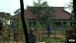 Inside view of Prey Sar prison in Cambodia, July 2009.