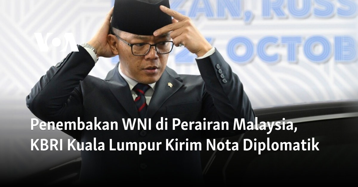 Penembakan WNI di Perairan Malaysia, KBRI Kuala Lumpur Kirim Nota Diplomatik