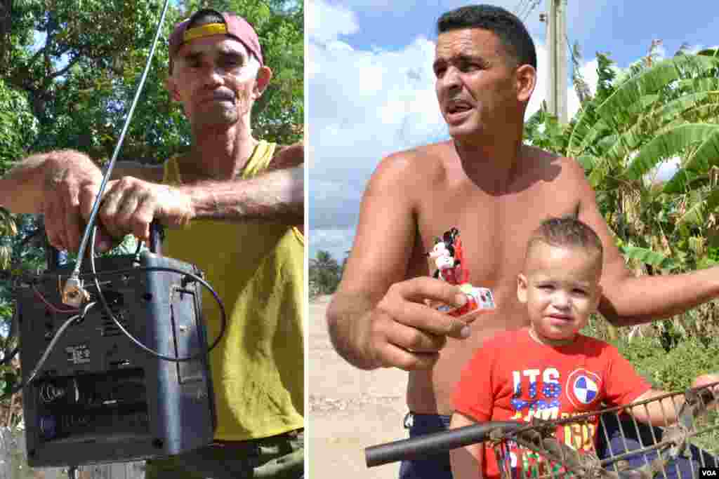 Outside of Havana, one small village was without a radio. But one skilled craftsman is determined to change that. "Freedom? What Freedom?" asked Papi, a resident of El Globo, a small village outside of Havana. (R. Taylor / VOA) 